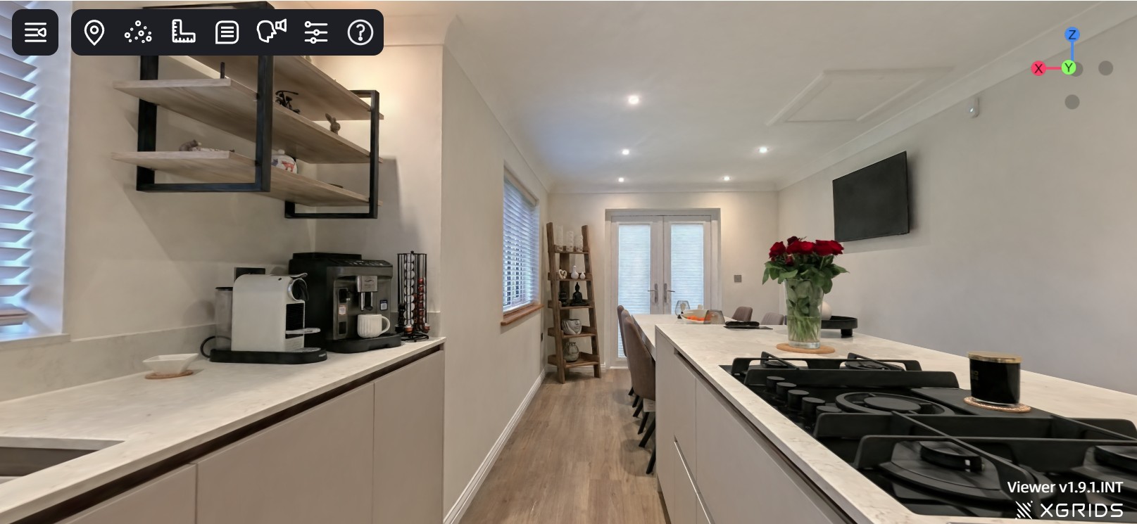 customer kitchen - digital model